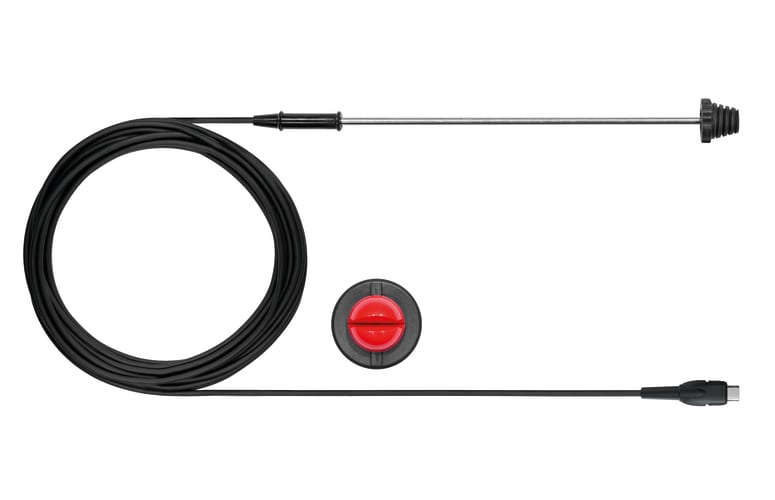 0600 9799 - Sonda de temperatura del aire de combustión (190 mm de profundidad de inmersión)
