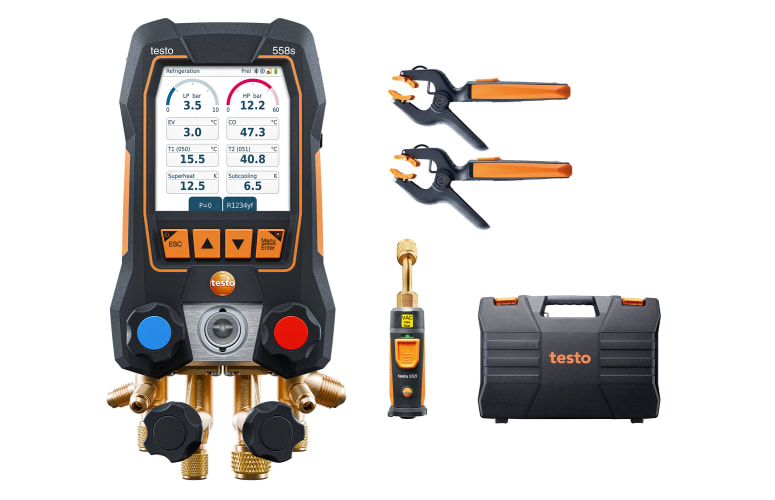 0564 5582 - Set analizador de refrigeración testo 558s