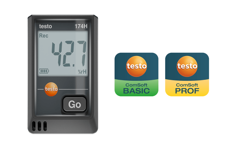 0572 1741 02 - Registrador de humedad y temperatura testo 174 H