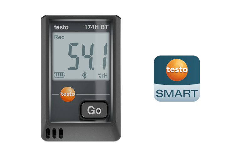 0572 1743 02 - Registrador de humedad y temperatura testo 174 H BT