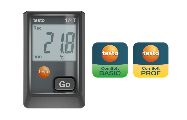 0572 1740 02 - Registrador de temperatura testo 174 T