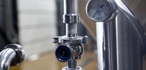Craft beer brewing equipment in privat brewery Craft beer brewing equipment in privat brewery.