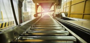 Crossing of the roller conveyor, Production line conveyor roller Crossing of the roller conveyor, Production line conveyor roller transportation objects.